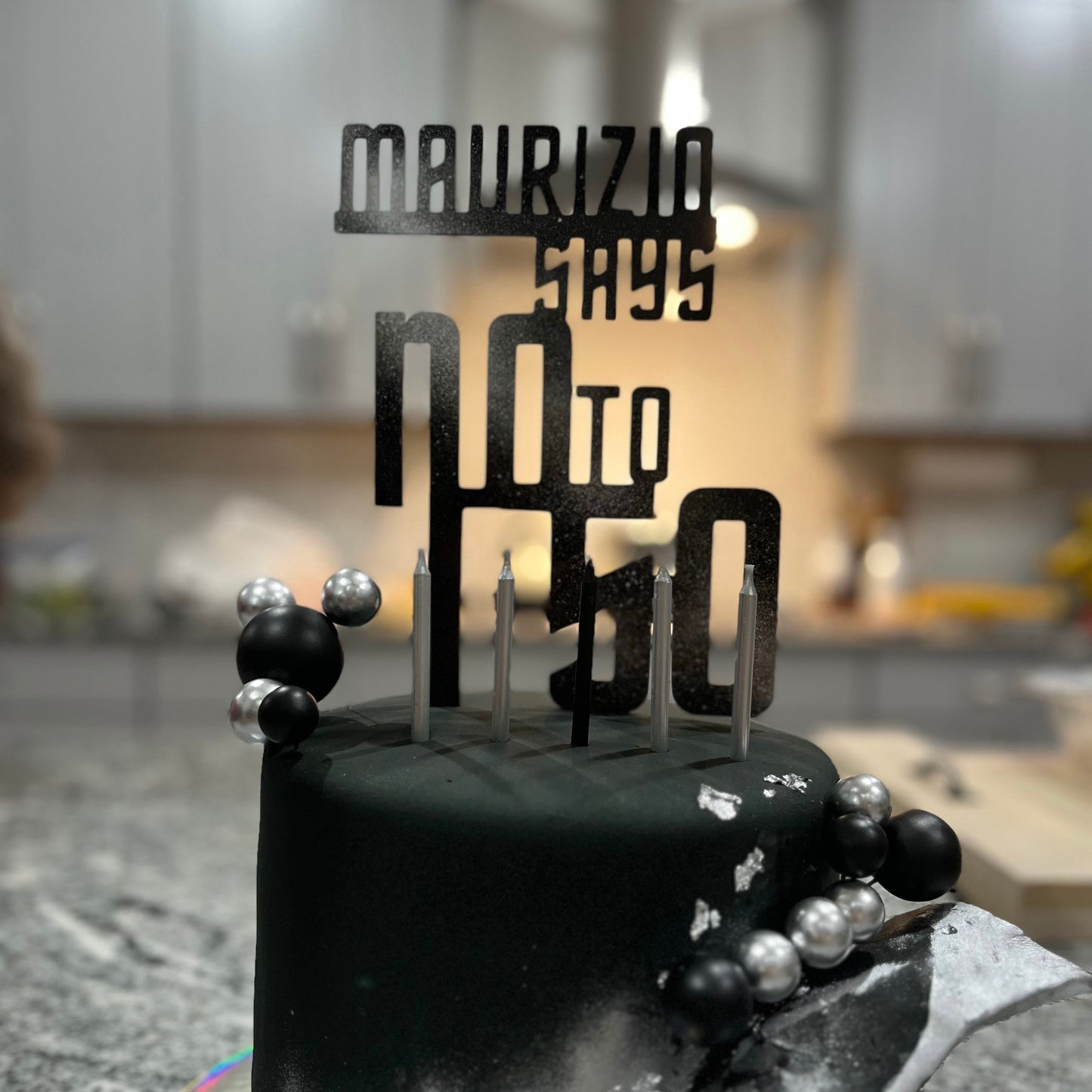 Acrylic Cake Topper