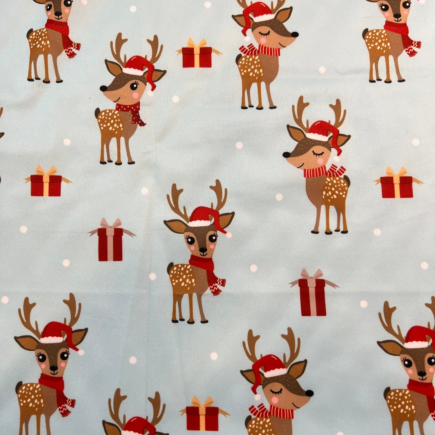 Reindeer on Blue