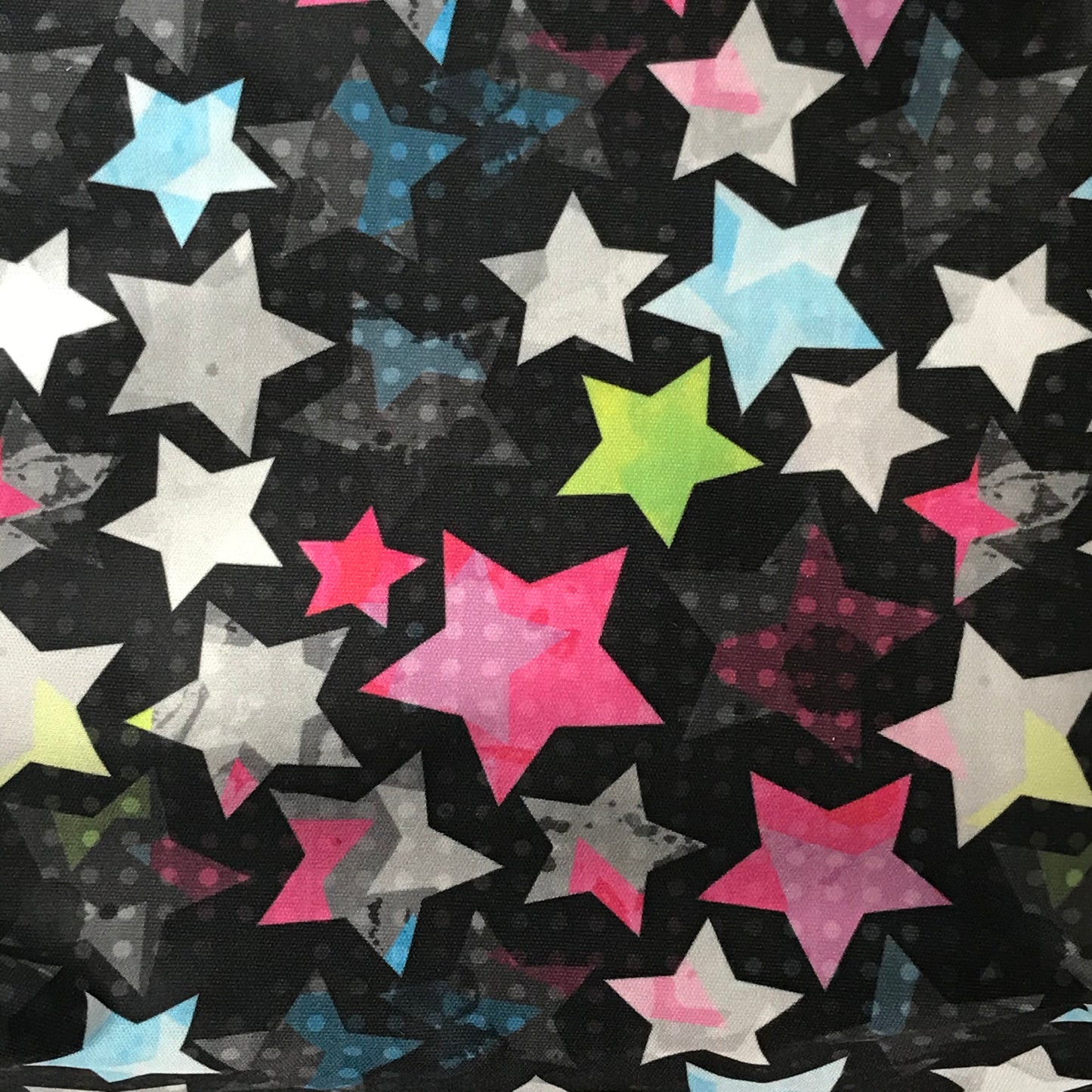 Pastel Stars on Black