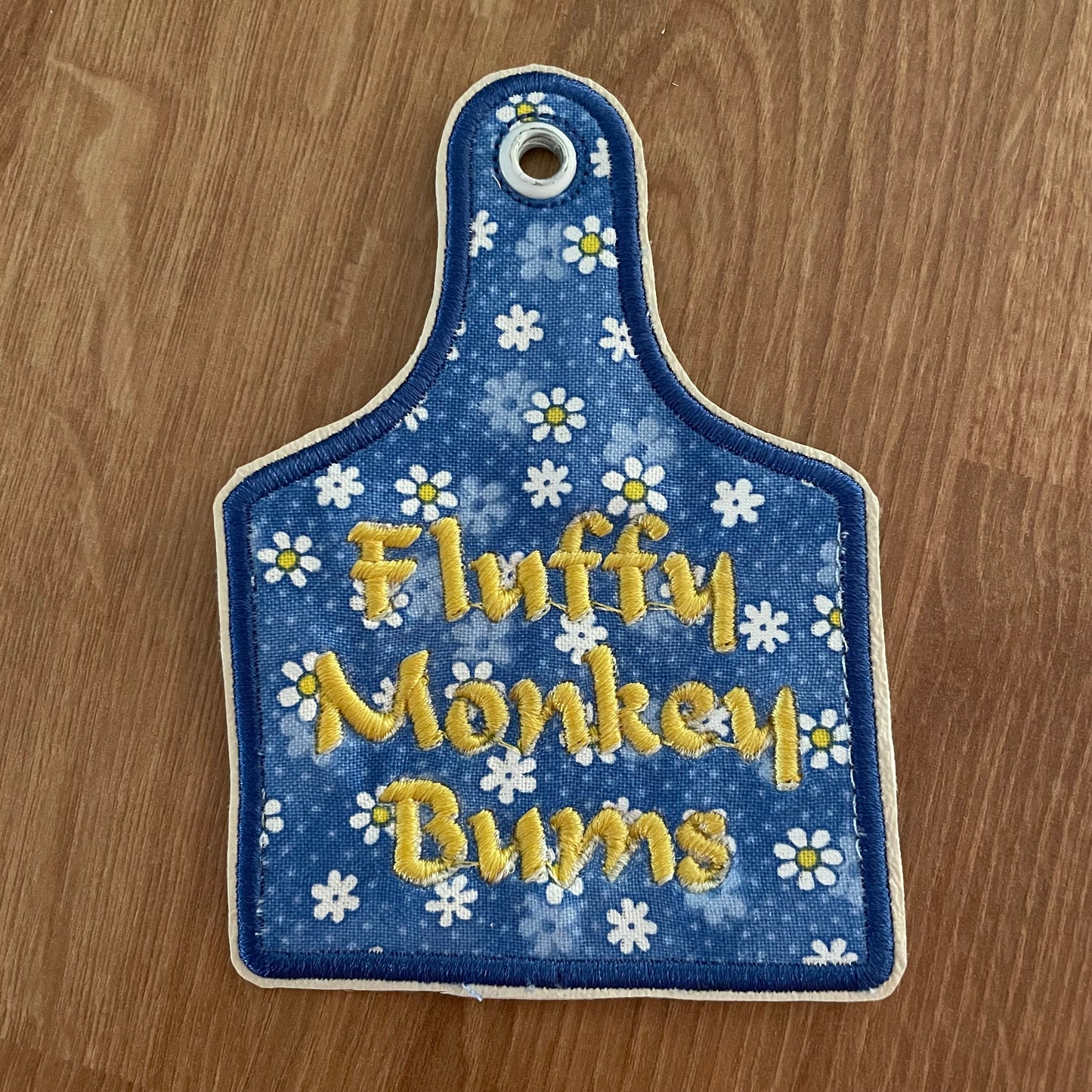 Key Ring 3.5 Cow Ear Tag