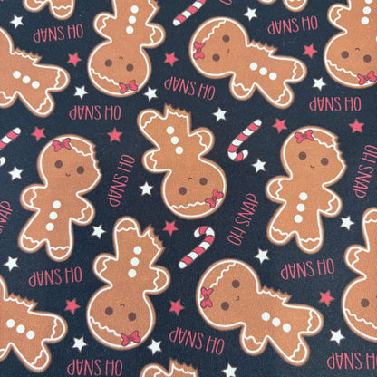 Gingerbread Cookies on Black