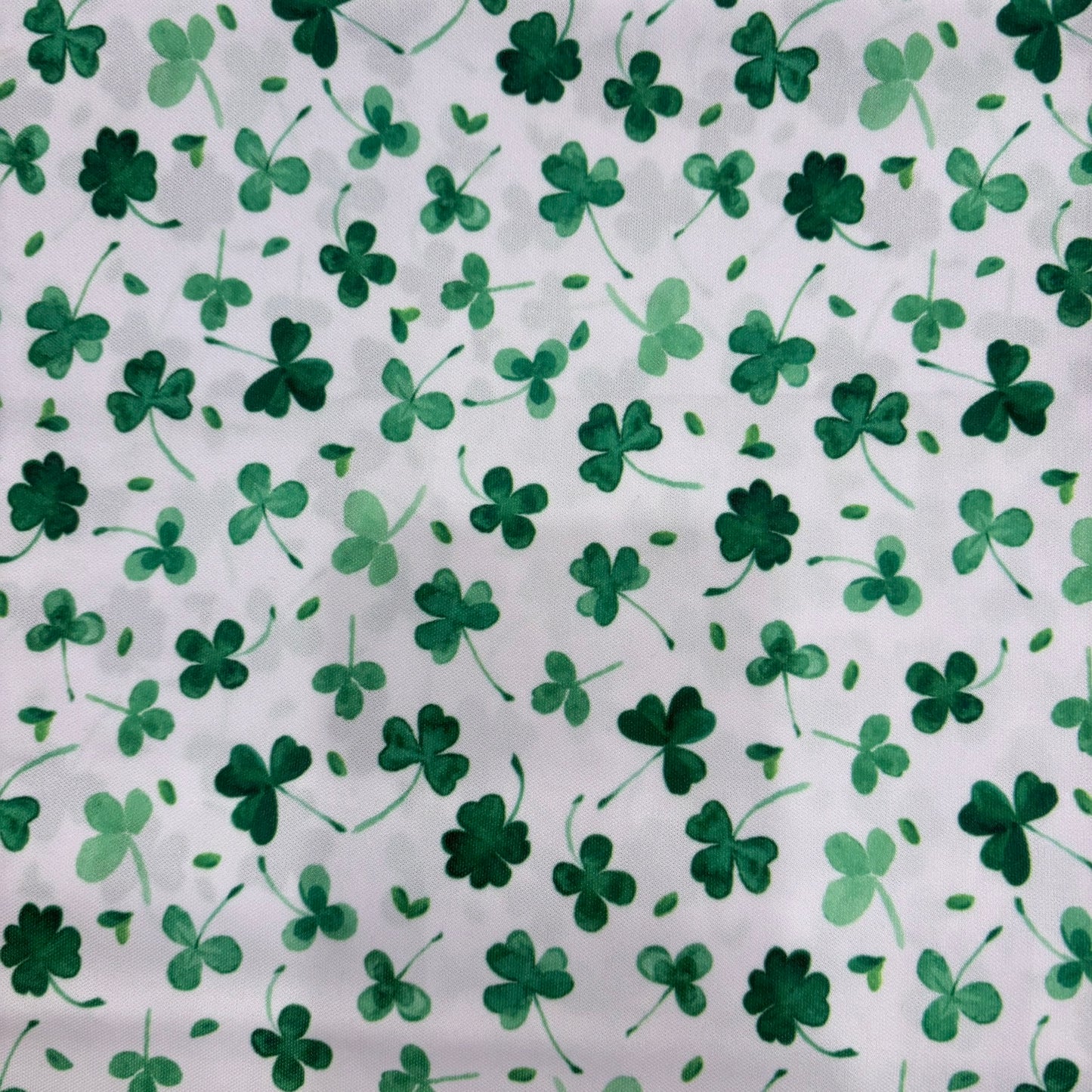 Shamrocks on White