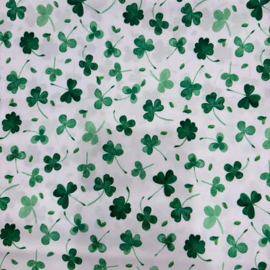 Shamrocks on White