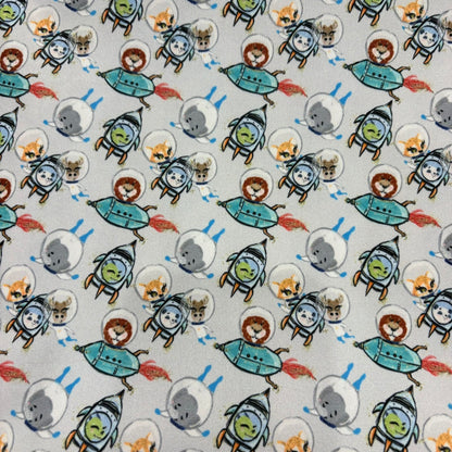 Space Animals on Grey