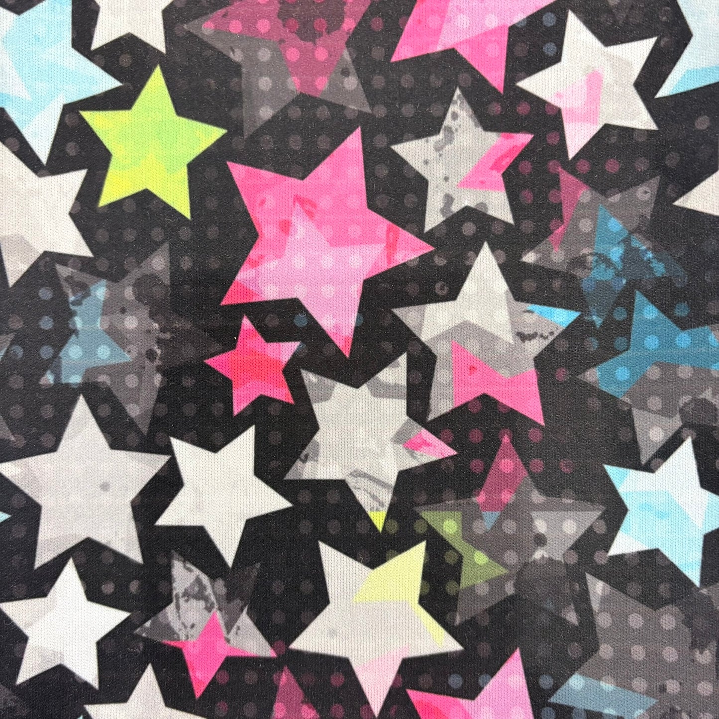 Pastel Stars on Black