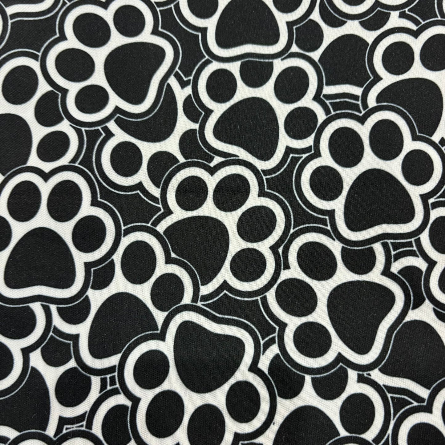 Paw Prints B&W