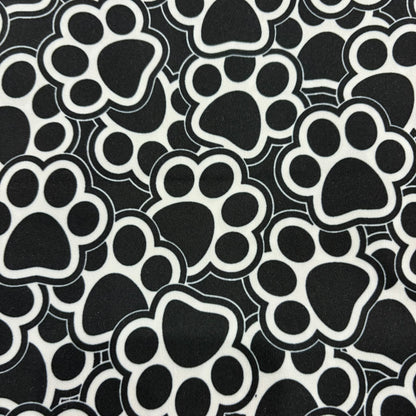 Paw Prints B&W