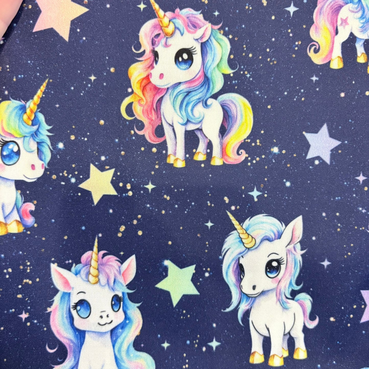 Unicorns on Navy