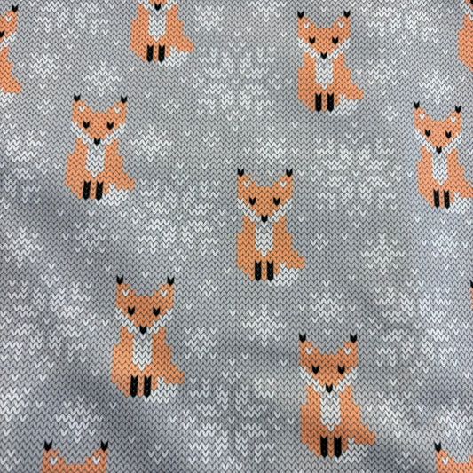 Winter Snow Foxes