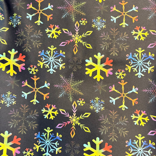 Rainbow Snowflakes on Back