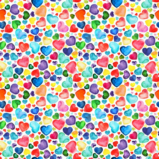 Colorful Mini Hearts