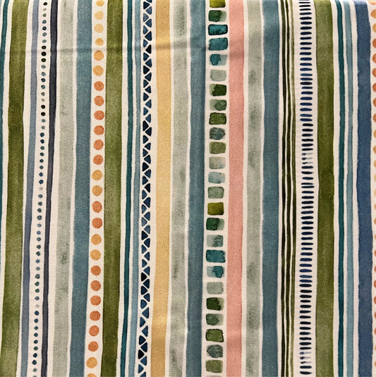 Shades of Green Stripes